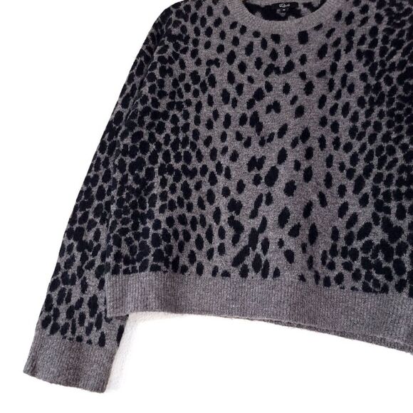 RAILS Chance Cashmere Wool Crew Neck Pullover Sweater Dalmatian Spot Minimal xs - Picture 6 of 11